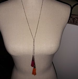 Nordstrom bohemian tassel necklace